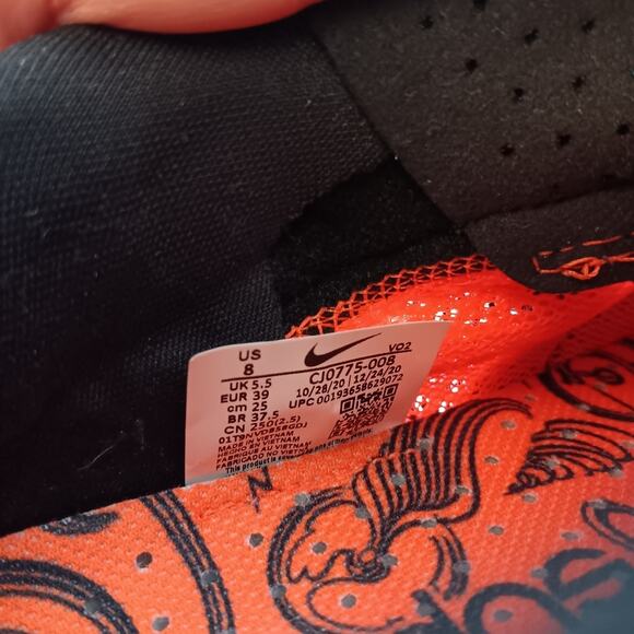 Nike SuperRep Cycle Black Hyper Crimson Shoes size 8 - Picture 11 of 11